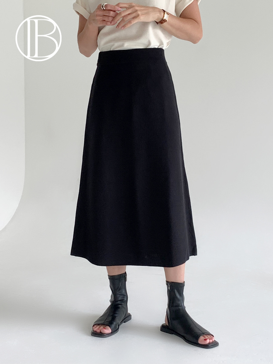Black Knit Skirt